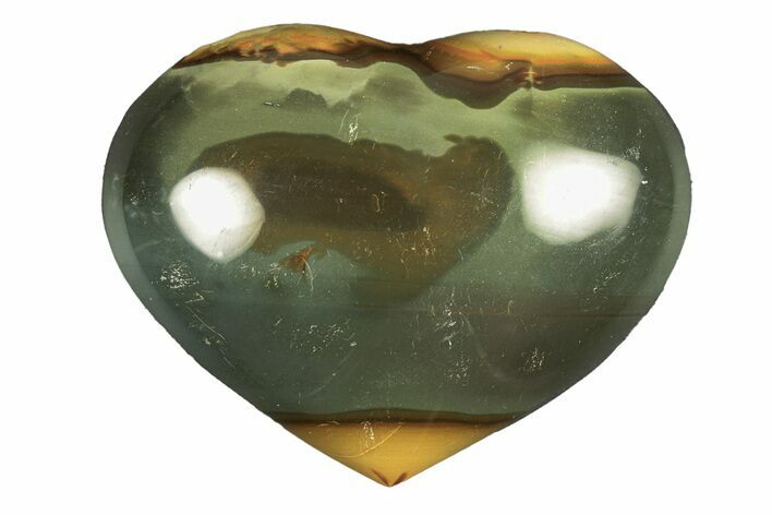 Wide, Polychrome Jasper Heart - Madagascar #268063